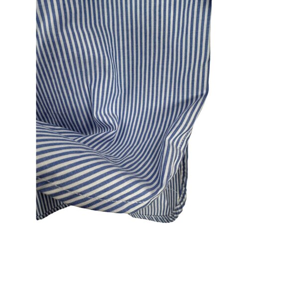 Talbots‎ striped 3/4 sleeve crochet detail tunic 90s relaxed sz LP - Picture 7 of 8